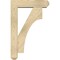 Ekena Millwork Westlake Craftsman Rough Sawn Bracket w/ Offset Brace, Douglas Fir, 6"W x 22"D x 34"H BKT0604X22X34WTL04RDF - alternate 3